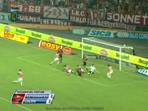 Resumen Partido - Estudiantes 2-2 Colón - Fecha 10