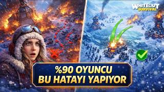 YENİ BAŞLAYANLARIN YAPTIĞI EN BÜYÜK 9 HATA! | Whiteout Survival