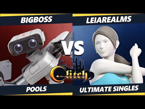 Glitch Konami Code - BigBoss (ROB) Vs. LeiaRealMS (Wii Fit Trainer) SSBU Ultimate Tournament