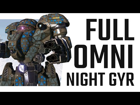 Full Omnipod Night Gyr Burst Damage Build - Mechwarrior Online The Daily Dose #1290