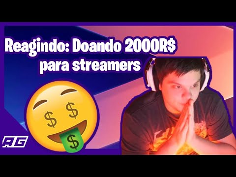Reagindo: MrPoladoful - DOANDO R$2000 PARA STREAMERS fingindo ser o GOULARTE