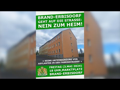🔴 Live | #Brand-Erbisdorf | NEIN zum Heim IST JETZT! 03.05.2024
