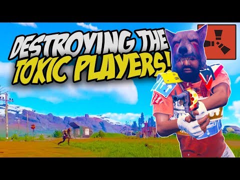 HOW TO DEAL WITH TOXIC NEIGHBOURS! - Rust Solo Survival Gameplay