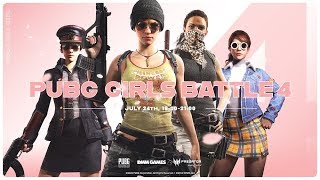 PUBG GIRLS BATTLE4 / PJS event match week Powered by PREBEAR