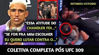 C0VARDIA🚨Charles Oliveira DET0NA ATITUDE de Chandler na LUTA e MANDA A REAL sobre LUTA PELO CINTURÃO