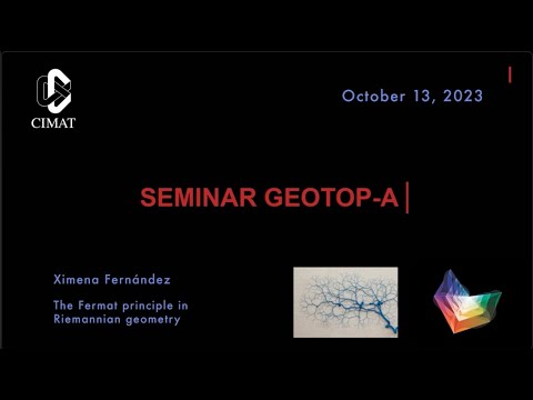 GEOTOP-A SEMINAR  | The Fermat principle in Riemannian geometry