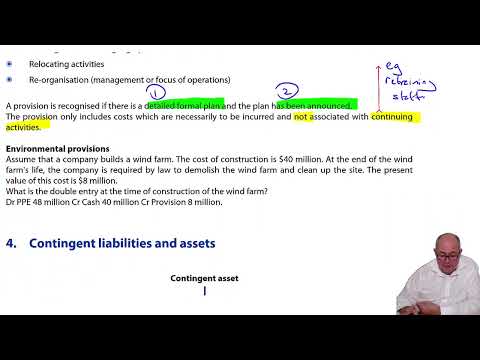 Chapter 21 – Provisions, contingent assets and liabilities (IAS 37) - ACCA SBR Exam