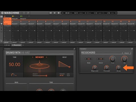 Using MASCHINE Drum Synths to make Techno Stabs - With Mike Huckaby