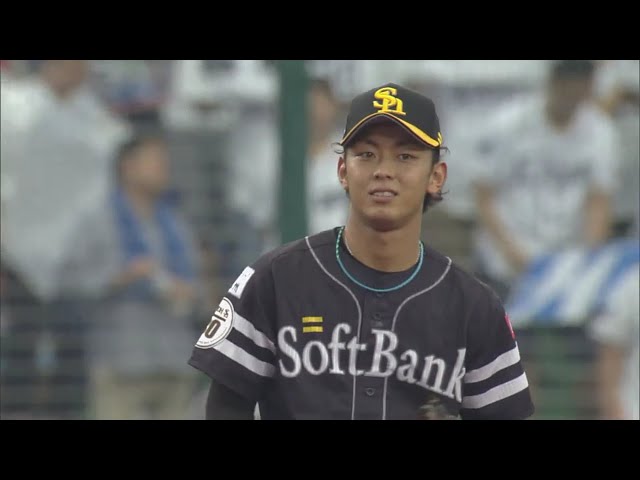 【7回裏】ホークス・今宮 強烈な打球にうまく身体を合わせた好守!! 2018/9/16 L-H