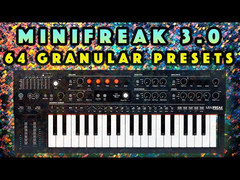 Arturia Minifreak 3.0 Granular Presets. No Talk Sound Demo