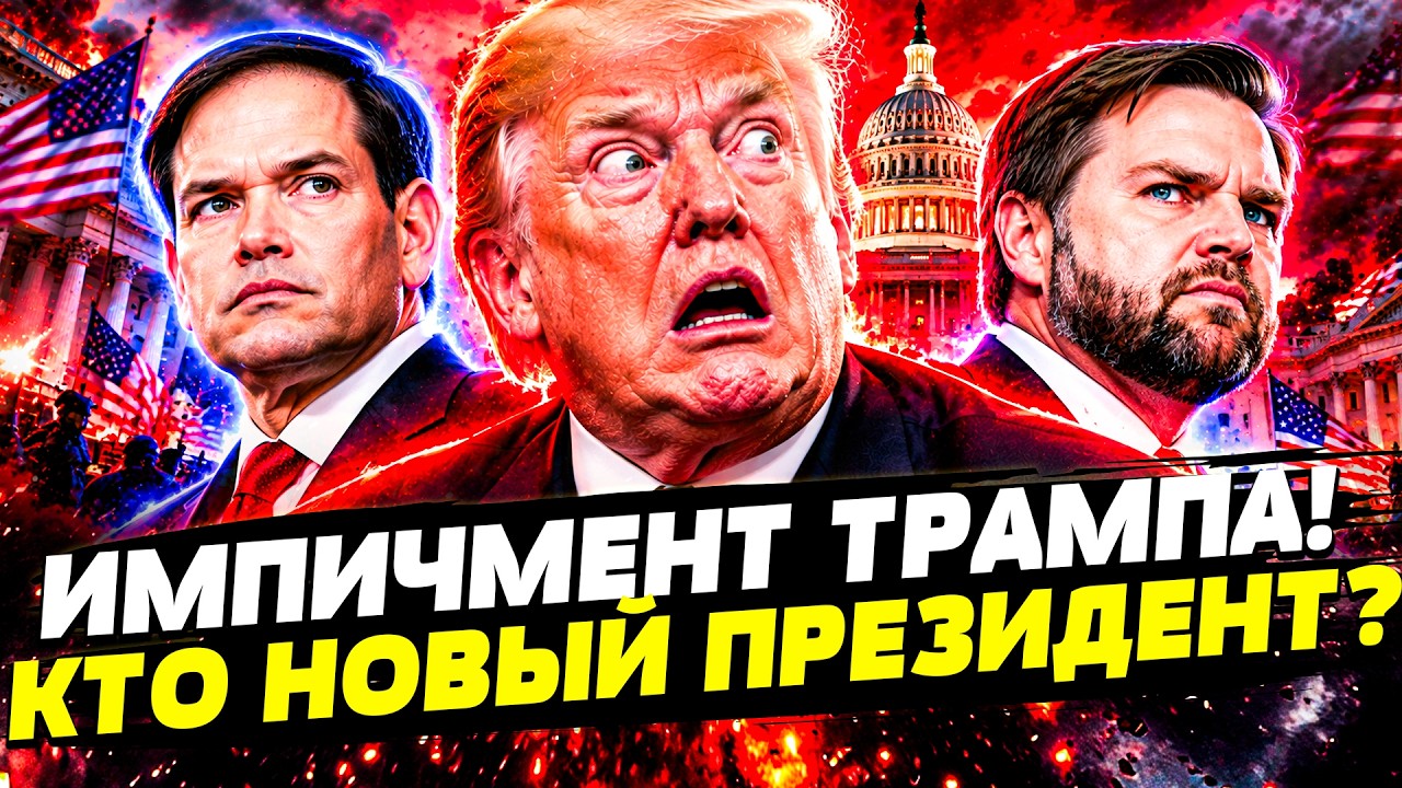 🟧СРОЧНО! ТРАМПУ КОНЕЦ! НАЧАЛАСЬ РЕВОЛЮЦИЯ в США! ВЭНС VS РУБИО: КТО СТАНЕТ ПРЕ