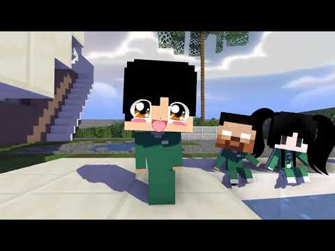 MONSTER SCHOOL : SQUID GAME HEROBRINE FAMILY CHICKEN WING (SADAKO,HEEKO,XDJAMES)-MINECRAFT ANIMATION
