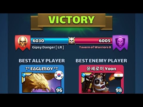 Alliance Wars - Gipsy Danger Vs. Tavern Of Warriors - Rush Attack - Empires And Puzzles