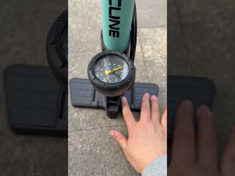 Quick Bike Tire Inflation with Hycline Bike Floor Pump