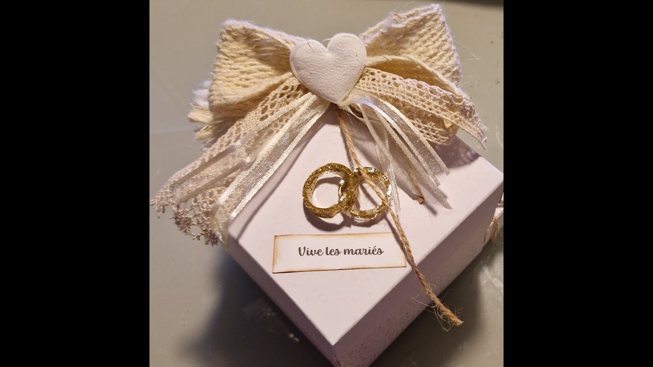tuto explosion box livre d'or mariage