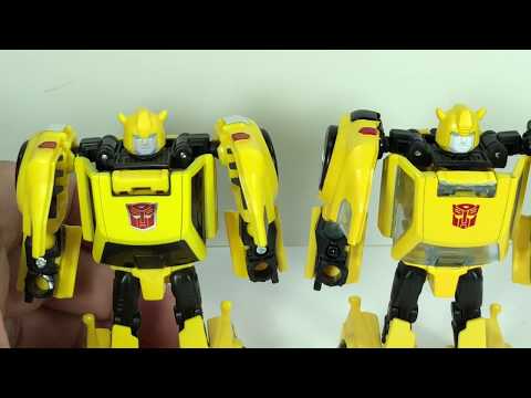 Transformers Legends Bumblebee and Exo Suit Spike Takara Chefatron Review