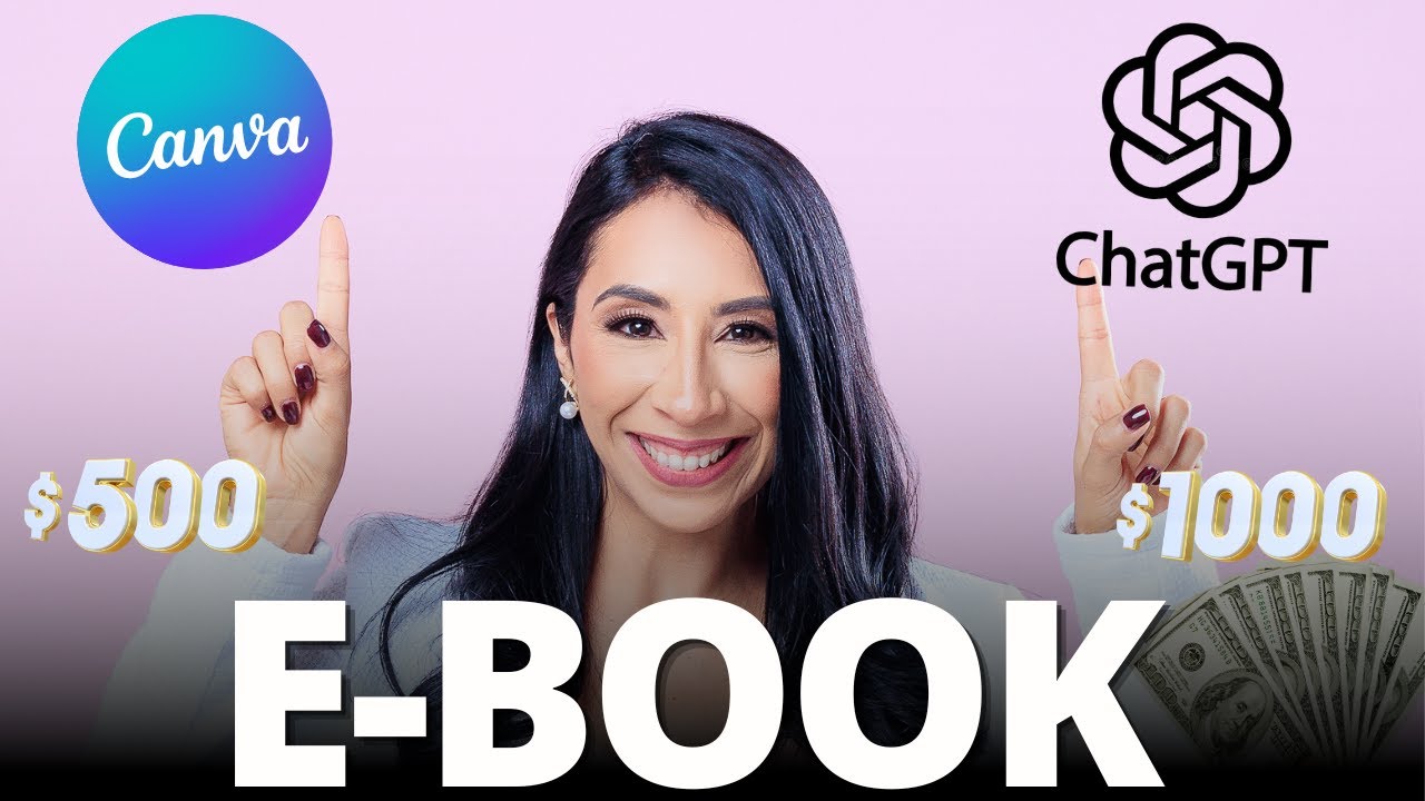 🌸 Así ganas dinero vendiendo un EBOOK  Con Canva y Chat GPT - Tutorial paso a paso