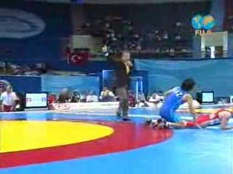Baku 51kg Finale 3-5 SHARP Erica (CAN) - BAKATYUK Tatyana (K