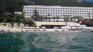 preview picture of video 'Corfu - Prima Sol Hotel - widok z morza'
