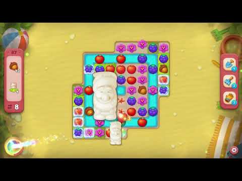 Gardenscapes - Level 87 Gameplay | Candy Girl