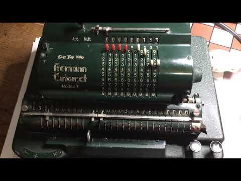Hamann Automat Model T Rechenmaschine 28. März 2021