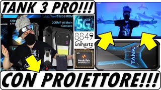 unihertz tank 3 pro unihertz proiettore best rugged phone 2024 8849 TANK 3 PRO projector prezzo