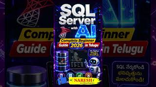 SQL Server with AI: Complete Beginner Guide 2026 in Telugu | SQL Server with AI |  Naresh IT