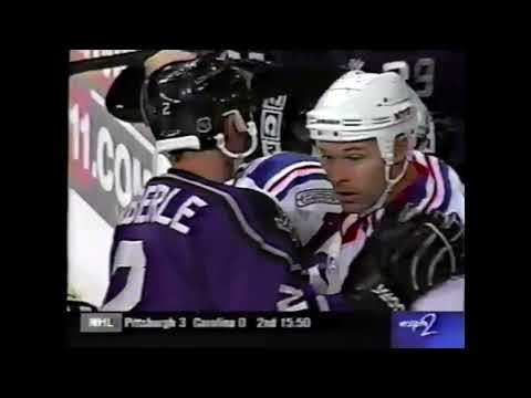 Sylvain Lefebvre (Fighting) Vs. Marko Tuomainen (Roughing) Dec. 15th, 1999