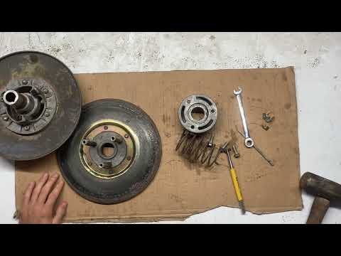 John Deere secondary clutch tear down, new sliders, and install