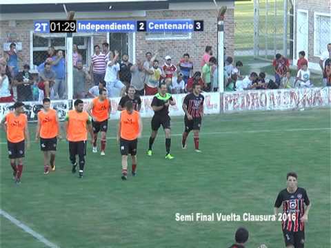 Semifinal Clausura 2016: IAC: 3 (3) Vs CENTENARIO 3 (5)