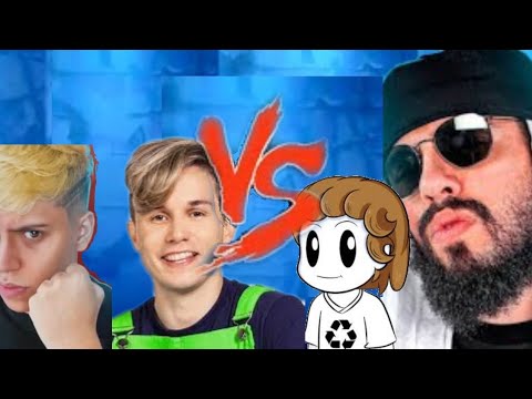 Robin Hood Gamer e Gato Galactico Vs Drawn Mask e Mussoumano (Batalha De Youtubers)
