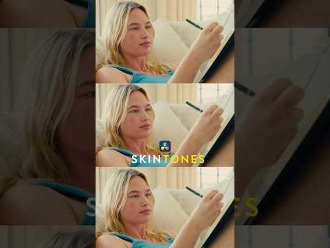 Perfect skin tones in DaVinci Resolve