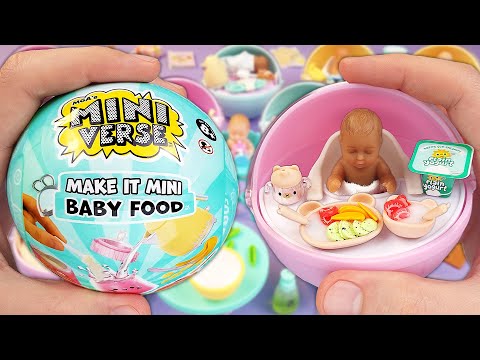 MiniVerse Baby Food Series COMPLETED – Peelable Bananas & More!