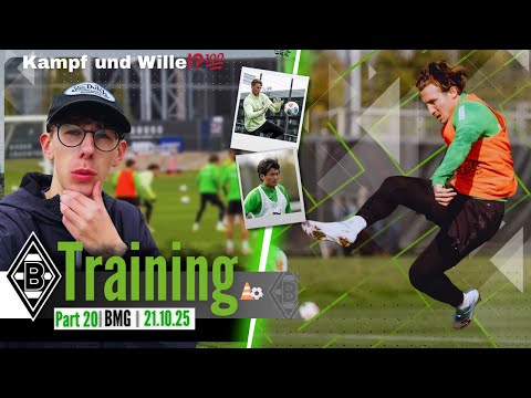 Gladbach training vlog🔥 Strong training before the duel with FC Bayern🤯⚽️