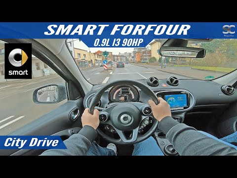 Smart ForFour 0.9L 90HP (2018) - City Test Drive POV