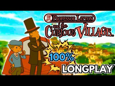 Professor Layton and the Curious Village (🎮DS) - ✨HD Longplay | 100% Completion | No Commentary