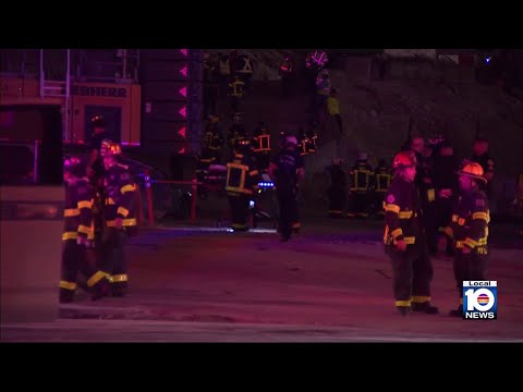6 workers critically injured in construction accident on I-395 bridge near downtown Miami