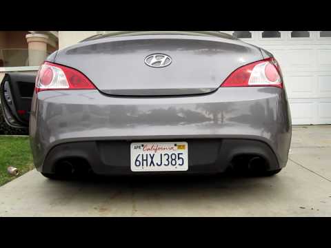Megans Exhaust System for the Genesis Coupe 2.0T