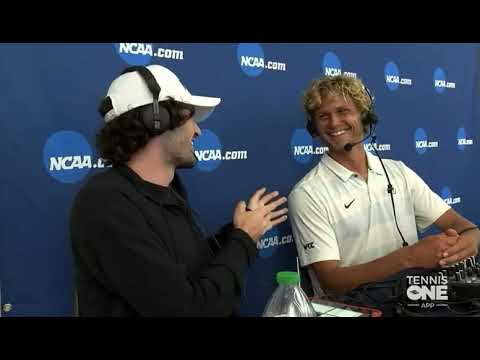 University of San Diego's August Holmgren - NCAA Singles Semi Final 2022 Interview