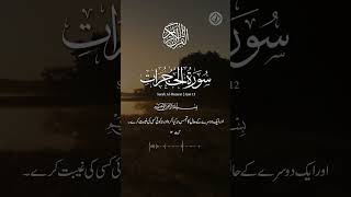 Download lagu Surah Al-Hujurat [Ayat 12] #allah #surahalhujurat #surah mp3