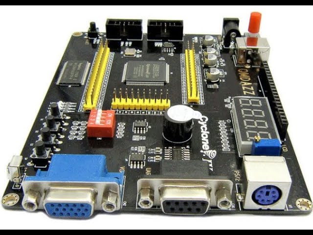 Vídeo relacionado con alloneslife FPGA EP4CE6E22C8N - Placa de desarrollo con puerto USB UART I2C programable para procesamiento de accesorios de aplicación de control industrial, kit de desarrollo FPGA