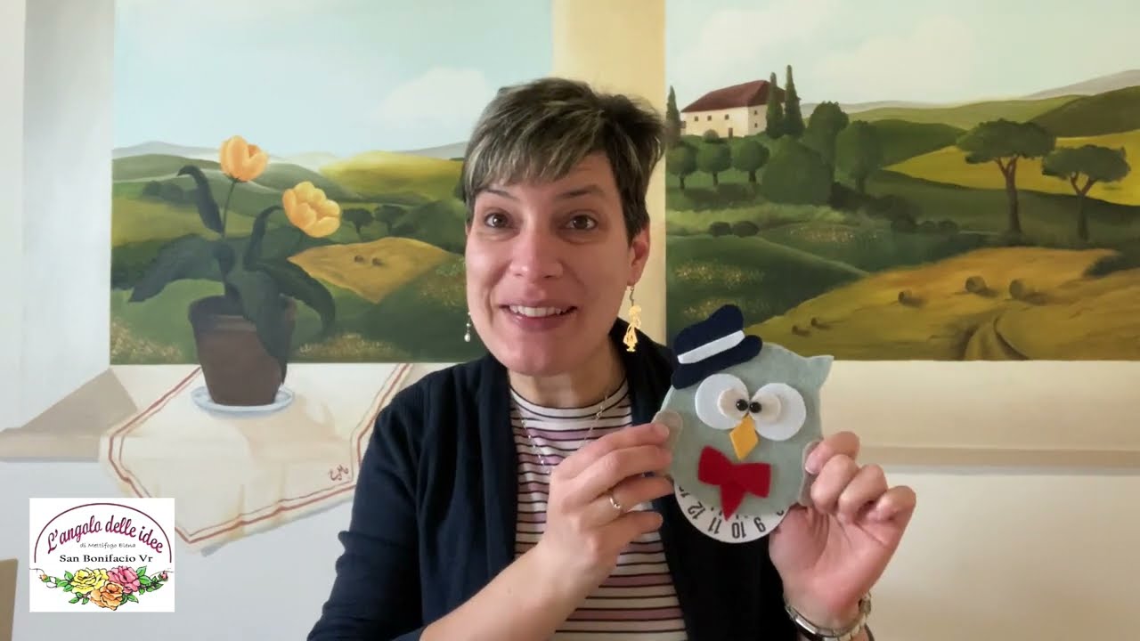 Gufetto disco orario / idea per la festa del papà