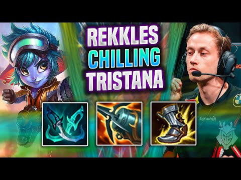 REKKLES CHILLING WITH TRISTANA! - KC Rekkles Plays Tristana ADC vs Jhin! | Season 2022