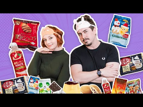 蒙上眼睛的日本零食品嚐測試 w @Abroad in Japan (Blindfolded Japanese Snack Taste Test w @Abroad in Japan)