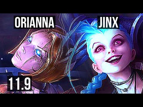 ORIANNA & Rell vs JINX & Karma (ADC) (DEFEAT) | Rank 3 Ori, Rank 7, Godlike | EUW Challenger | v11.9