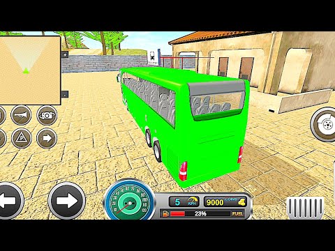 Real Uphill Offroad Bus Driving Game -#24 Bus Simulator Games - New games 2023 - Android Gameplay