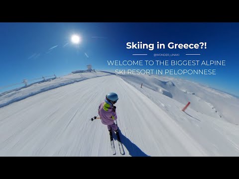 Skiing in Greece?! Carving Turns in Kalavrita Ski Resort, Peloponnese