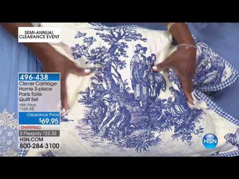 HSN | Bedding Clearance 06.16.2017 - 10 AM