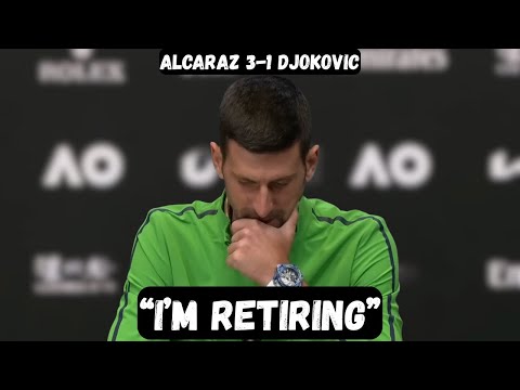 Novak Djokovic ANNOUNCES RETIREMENT after Australian Open - Post Match Interview vs Carlos Alcaraz