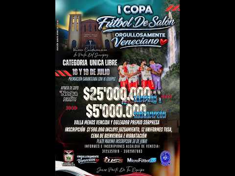 🔴EN VIVO: CUARTOS DE FINAL - FAMAR SAS VS GUERREROS PIJAOS1RA COPA FÚTBOL DE SALÓN - VENECIA.
